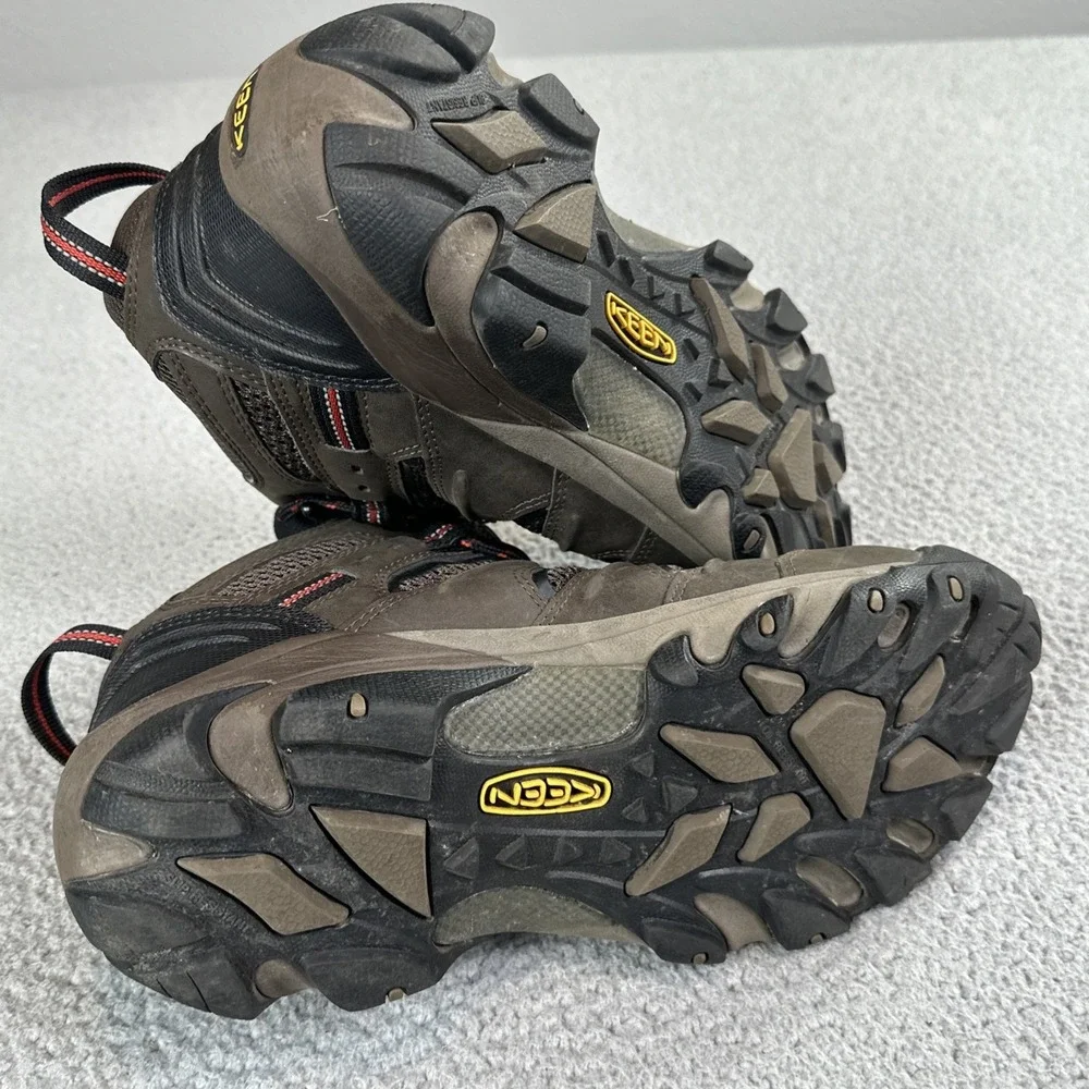 Keen Dry Waterproof Flint Utility Boots Men 9D Brown EH Safety Toe ASTM F2413-18